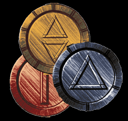 Wardelve coins, 10 silver (3D printed resin) - Image 2