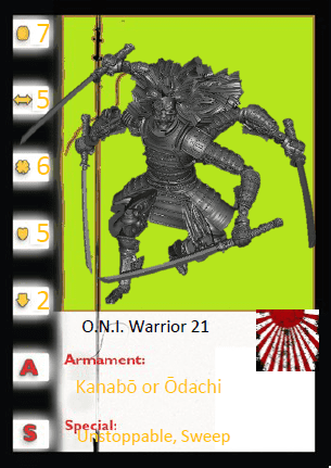 JAPAN O.N.I. Warrior with Kanabos (1 model) - Image 6