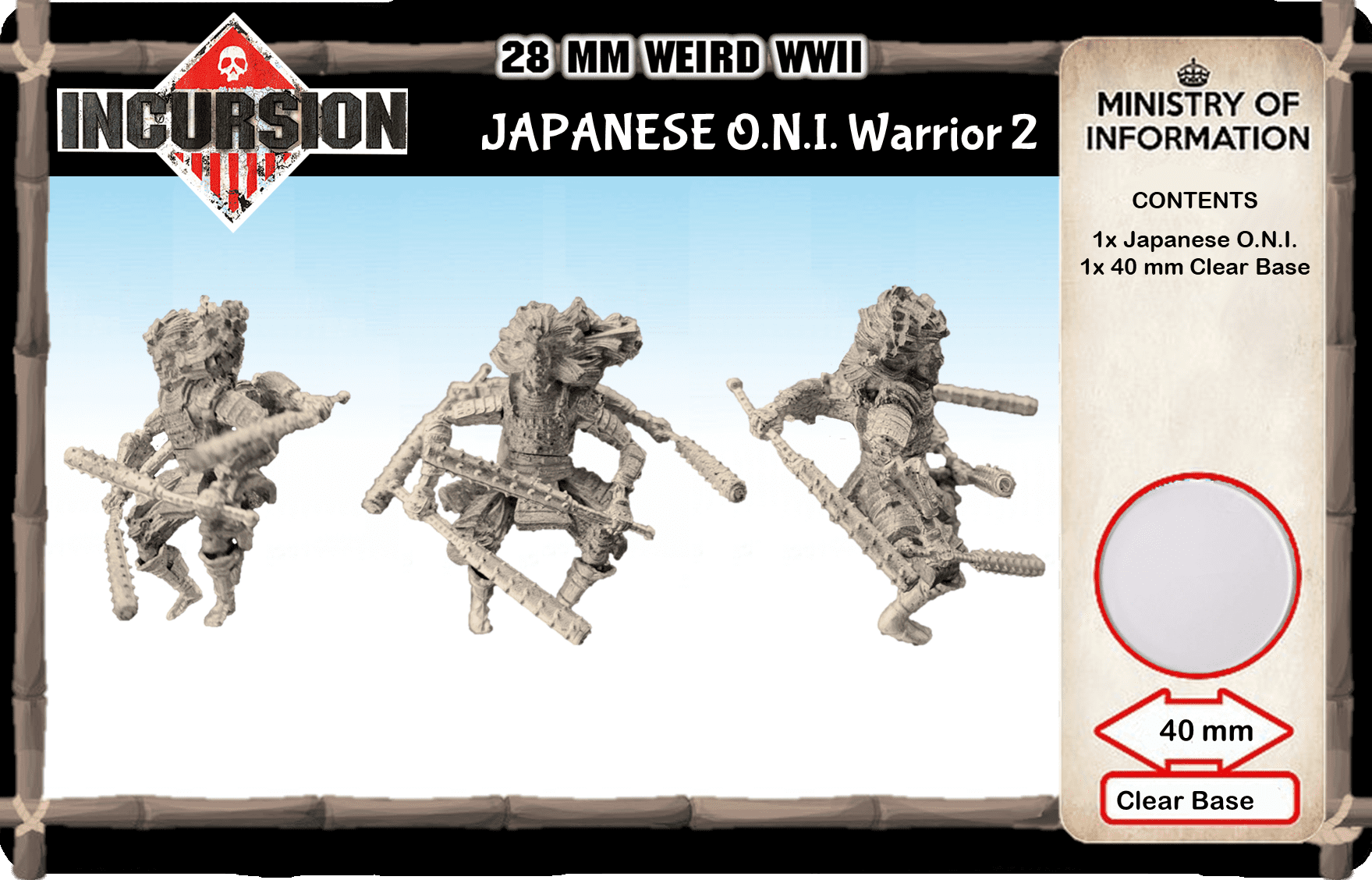 JAPAN O.N.I. Warrior with Kanabos (1 model)